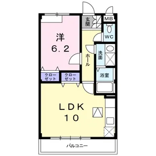 アンシャンテ【1階】の間取り