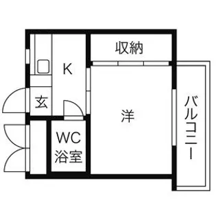 ユーロハイツ川名(賃貸棟)【C-4号室】の間取り
