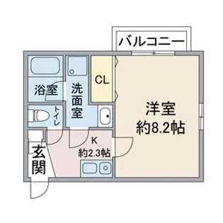 アリヴィオ東苑【2階】の間取り