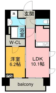 エディアン千種【3階】の間取り