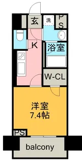 エディアン千種【8階】の間取り