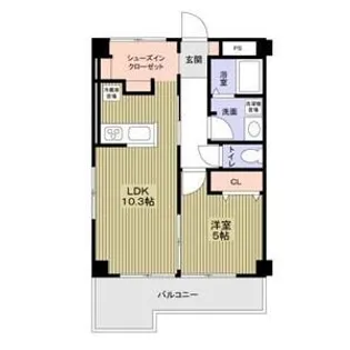 めぞん平成【4階】の間取り