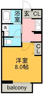 プレストンズ高峯【2階】の間取り
