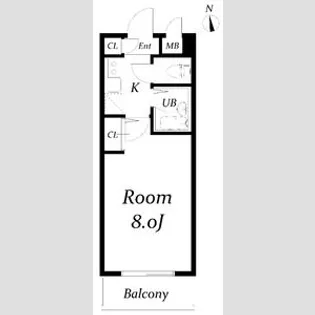 置地マンション【3階】の間取り