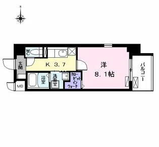 ノイグランツD【3階】の間取り