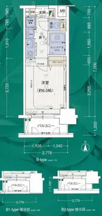 プレサンス桜通アベニュー【0902号室】の間取り