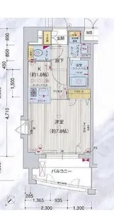 プレサンス千種駅前ネオステージ【5階】の間取り