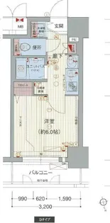 プレサンスNAGOYA桜通ビッグビート【0904号室】の間取り