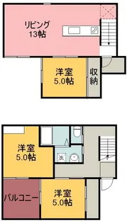 愛知県名古屋市千種区希望ケ丘4丁目【一戸建】の間取り