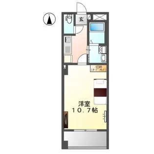 リバパレス鶴舞【6階】の間取り