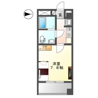 リバパレス鶴舞【4階】の間取り