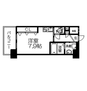 エスポアール泉【603号室】の間取り