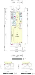 プレサンスジェネ千種内山【5階】の間取り