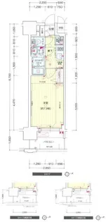 プレサンスジェネ千種内山【0602号室】の間取り