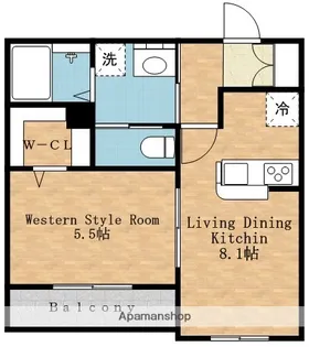 Evergarden千種II【3階】の間取り