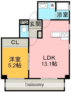 マイステージ大久手【2階】の間取り