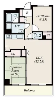 コンフォート車道【5階】の間取り
