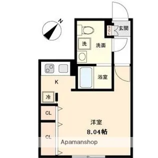 BRANCHE覚王山【2階】の間取り