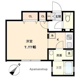 BRANCHE覚王山【5階】の間取り