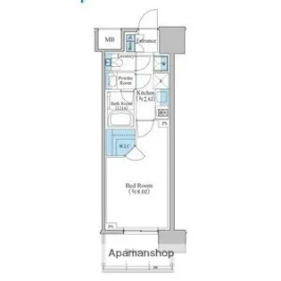 ブランシエスタ泉【10階】の間取り