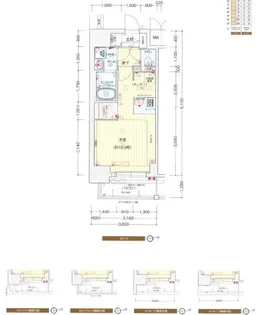 プレサンス池下トレス【0801号室】の間取り
