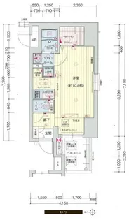 プレサンス桜通ザ・タイムズ【4階】の間取り