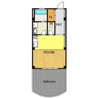 シーズンコート東山【5階】の間取り