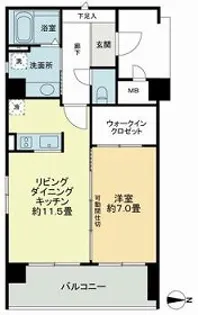 メゾン・ド山手【3階】の間取り