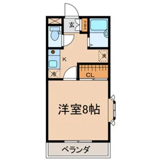 スカイパーク21【2階】の間取り