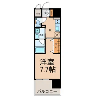 GRAND ESPOIR IZUMI【13階】の間取り