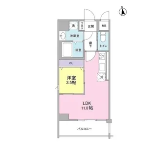 CATTLEYA GARDEN【3階】の間取り