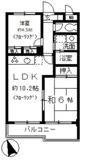 グランドール大幸II【1階】の間取り