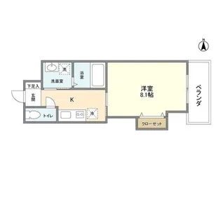 エルメディオ千種【0807号室】の間取り