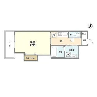 エルメディオ千種【1021号室】の間取り