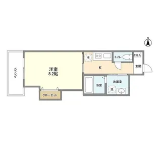 エルメディオ千種【7階】の間取り