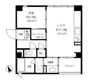 パークホームズ覚王山 WEST【1階】の間取り
