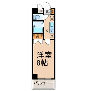 プロビデンス川原通【1階】の間取り