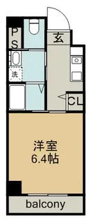ワイズタワー新栄【2階】の間取り