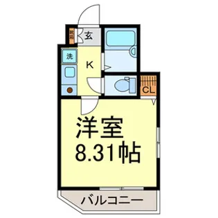 愛知県名古屋市千種区今池4丁目【マンション】の間取り