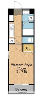 1Kの間取り画像