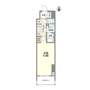エルスタンザ徳川【7階】の間取り