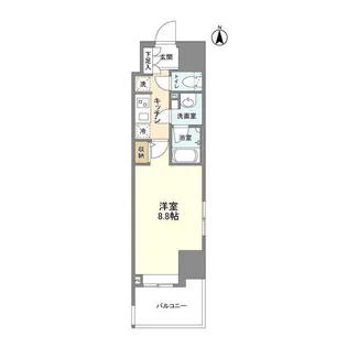 エルスタンザ徳川【10階】の間取り