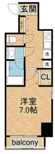 1Kの間取り画像