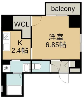 CASA AVENUE IKESHITA【403号室】の間取り
