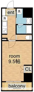 STUDIO KANAREBASHI【13階】の間取り