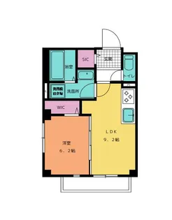 ラシーネ自由ヶ丘【402号室号室】の間取り