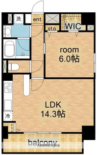 レガーロ茶屋ヶ坂【4階】の間取り