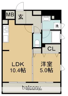 LA CASA ALBA DUE【3階】の間取り