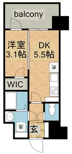 ルーエ今池【9階】の間取り