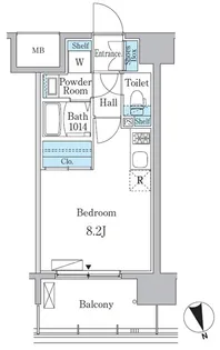 ルーエ今池【13階】の間取り